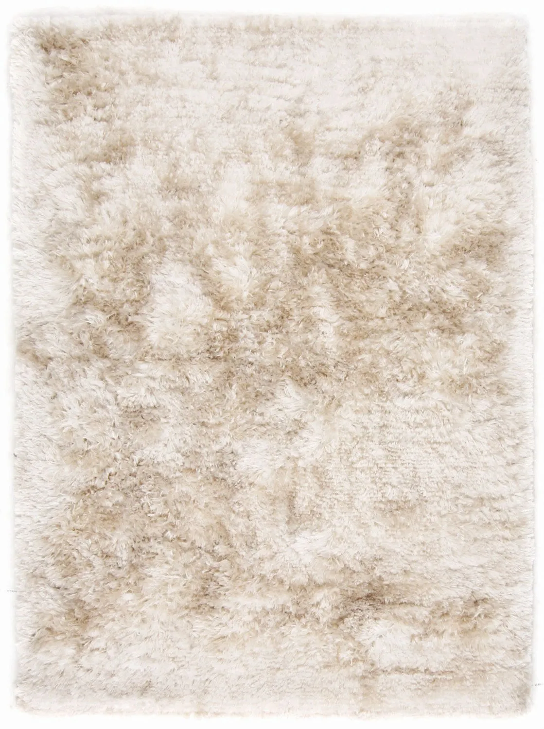 Tapis à poils longs - Janjira (blanc cassé)
