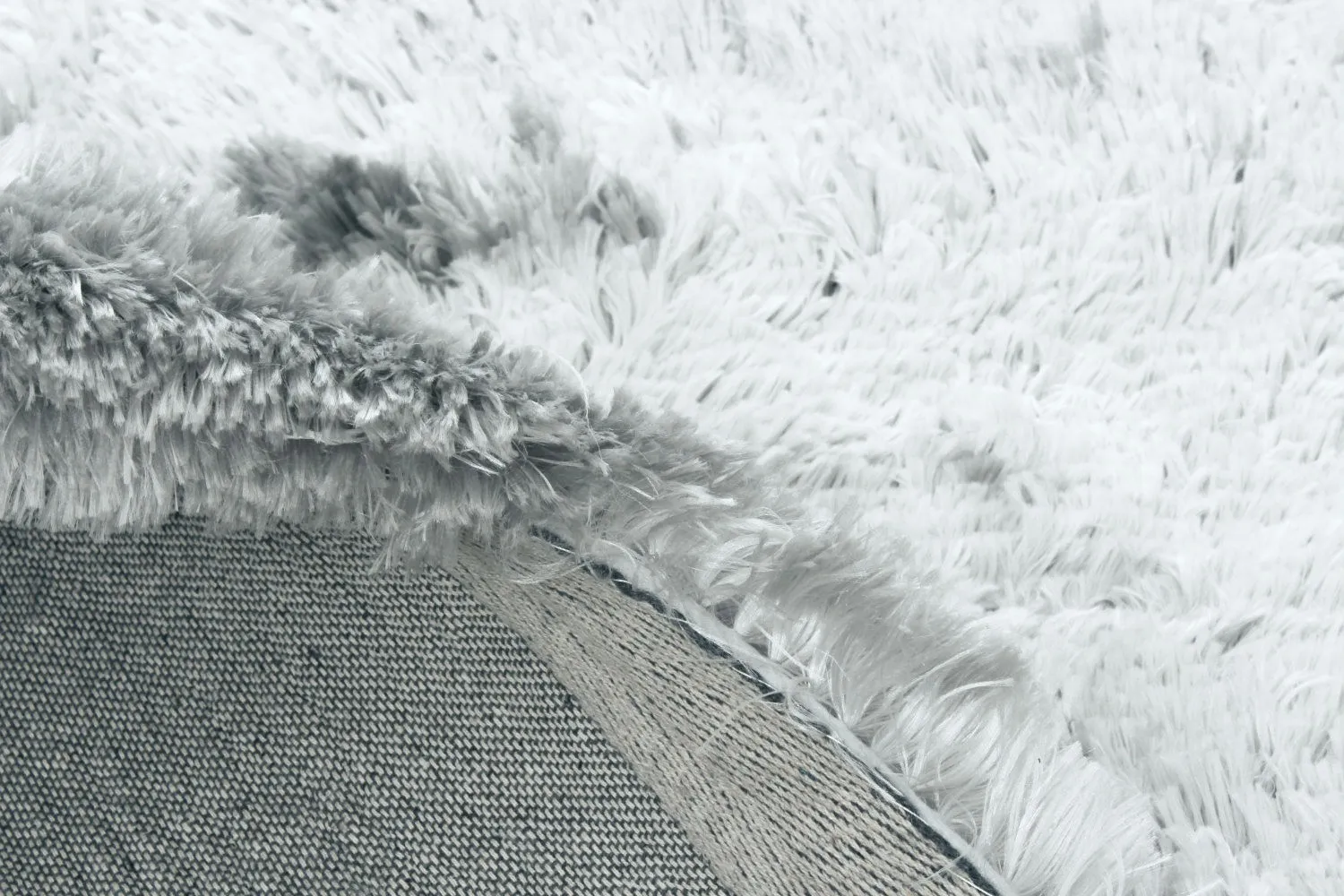 Tapis à poils longs - Janjira (argent)