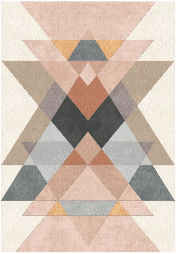 Tapis Wilton - Jeral (beige/multicolore)