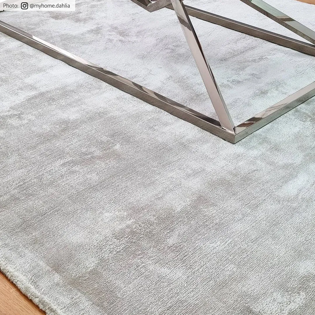 Tapis en viscose - Jodhpur Special Luxury Edition (gris clair/beige)