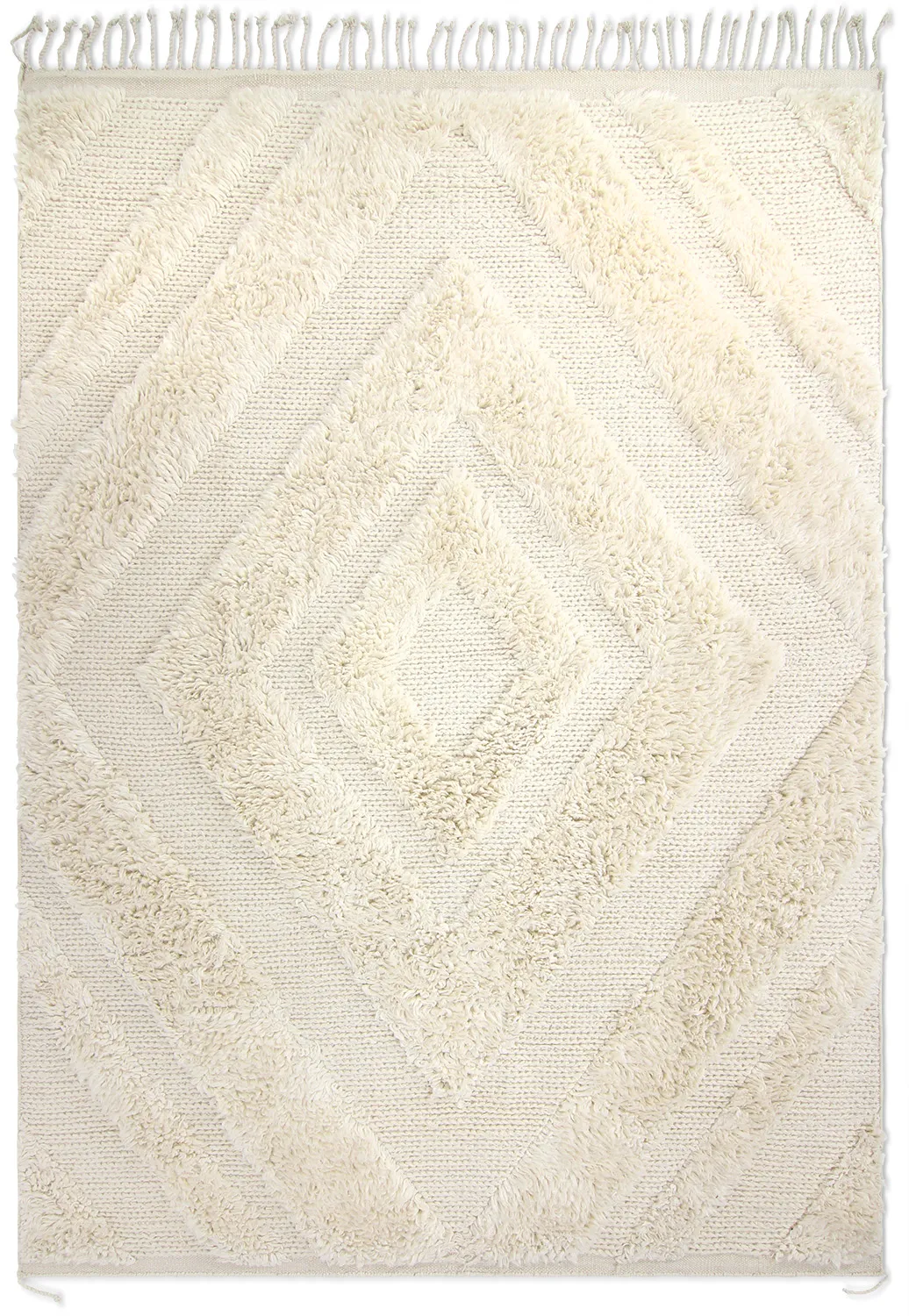 Tapis en laine - Jolie (blanc cassé)