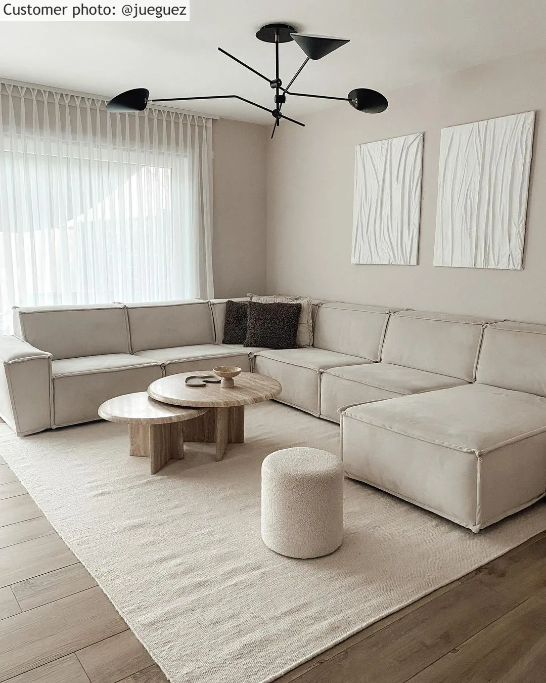 Tapis en laine - Hamilton (blanc)