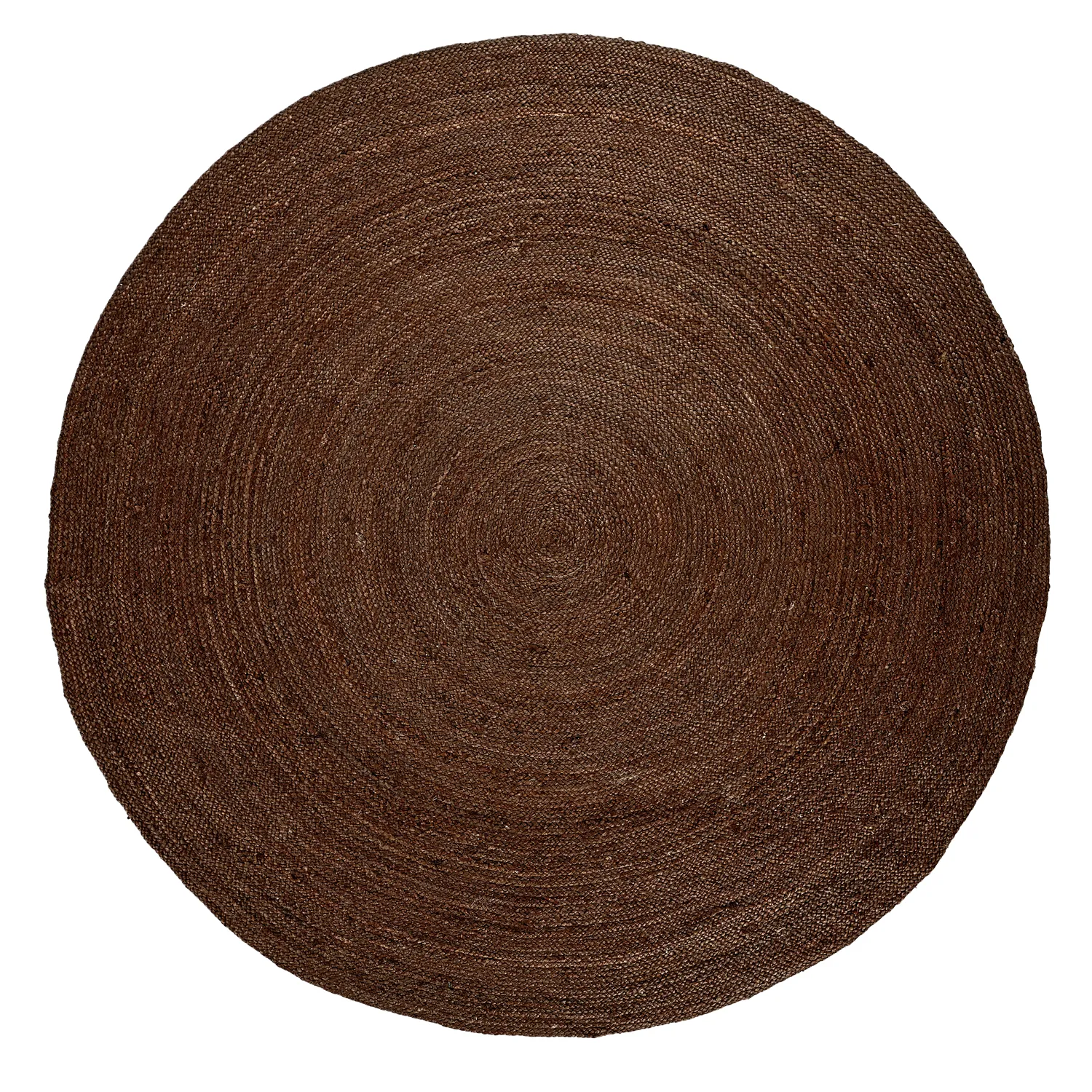 Tapis rond en jute - Amasia (marron)