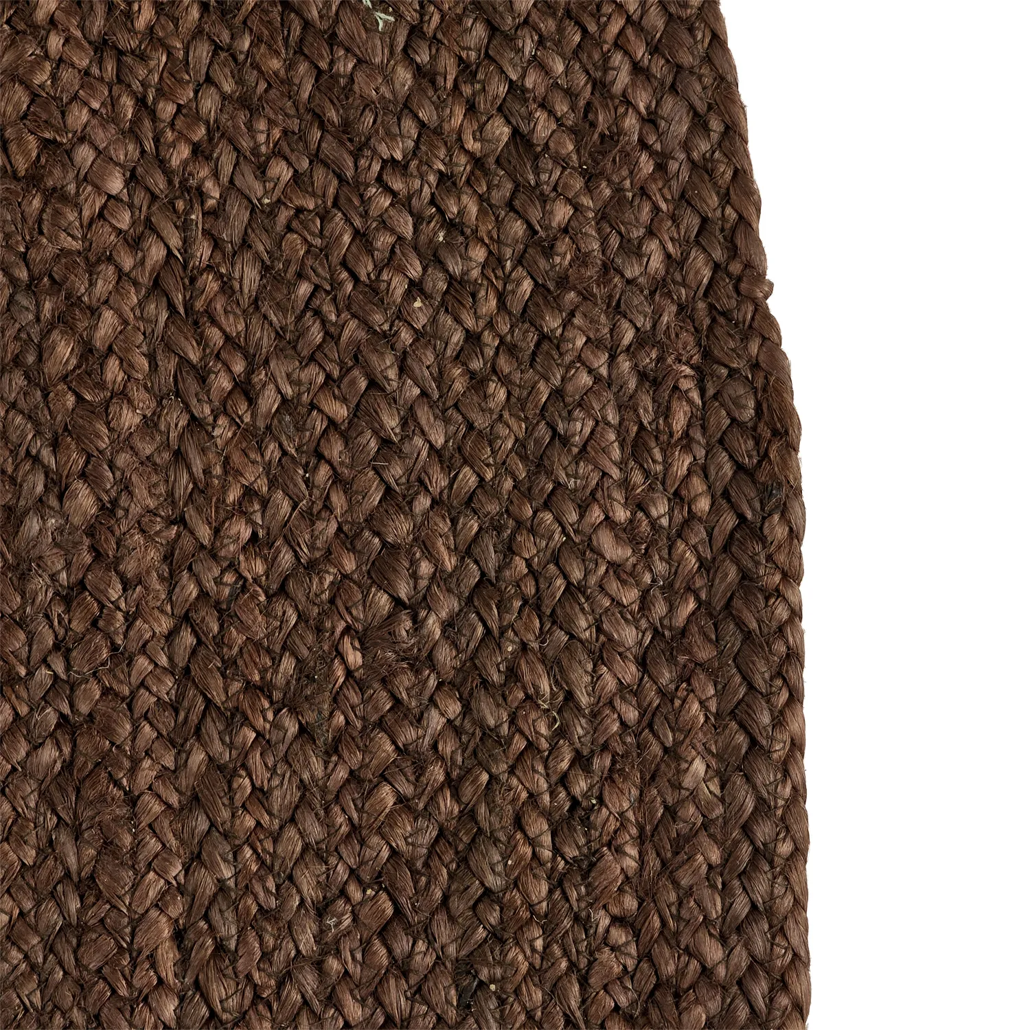 Tapis rond en jute - Amasia (marron)