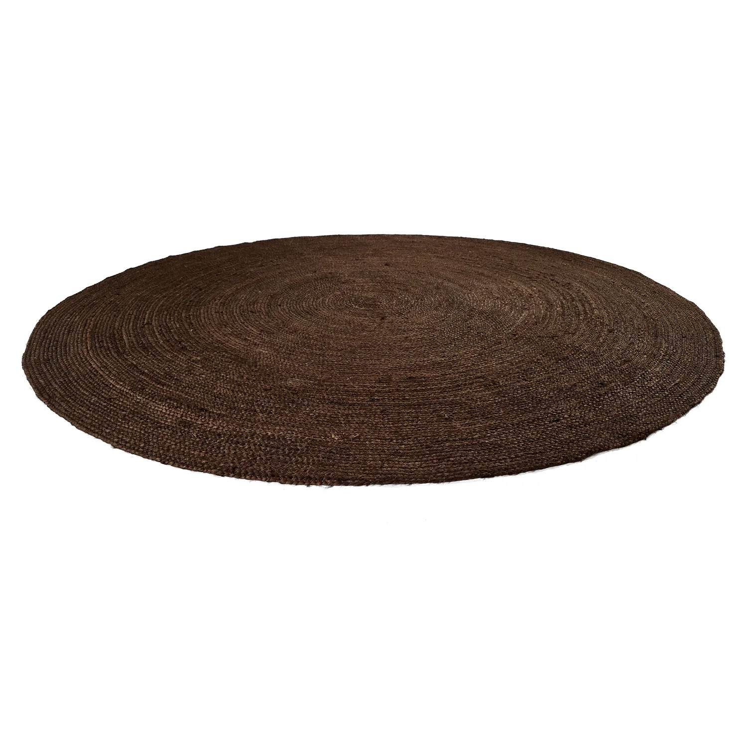 Tapis rond en jute - Amasia (marron)
