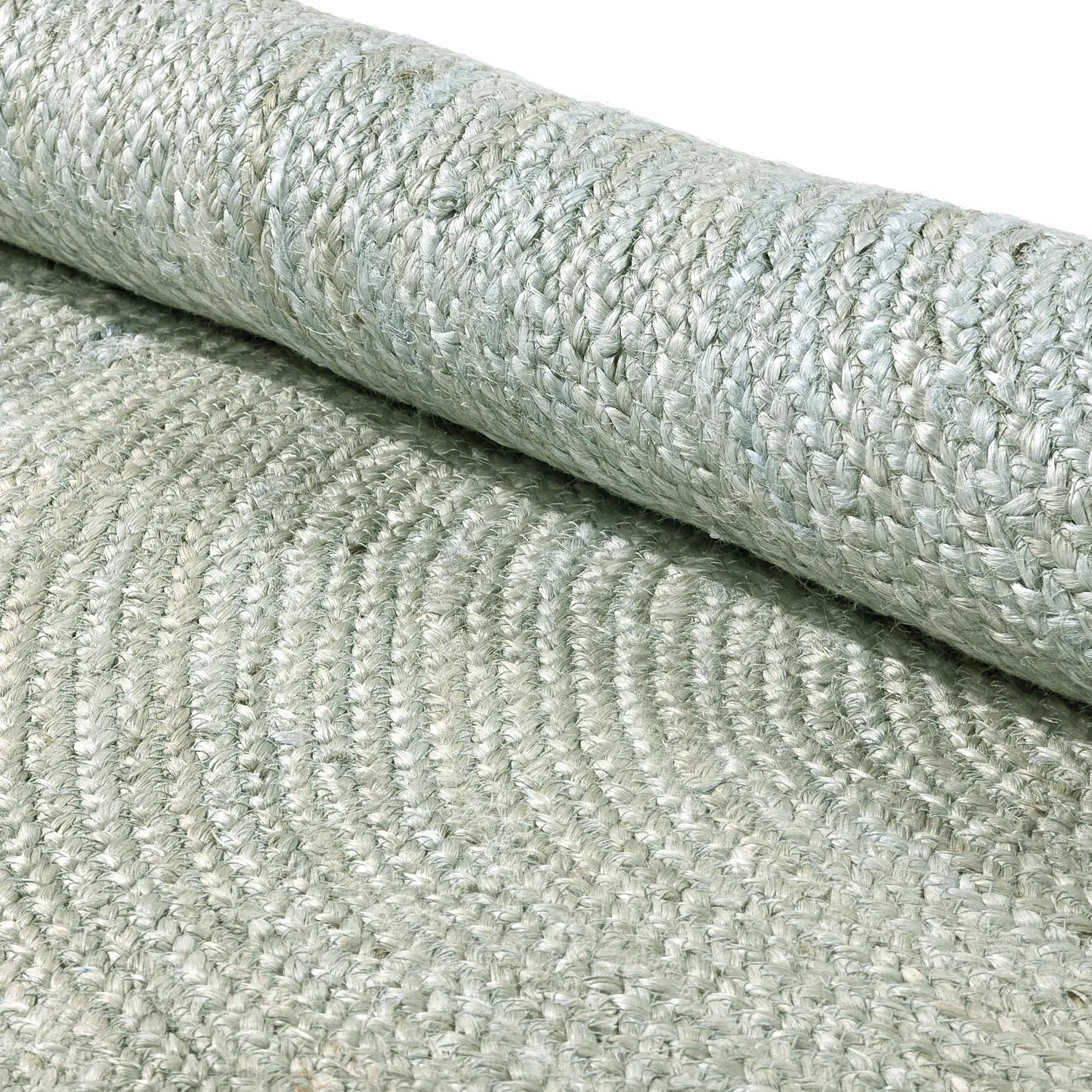 Tapis rond en jute - Amasia (gris)
