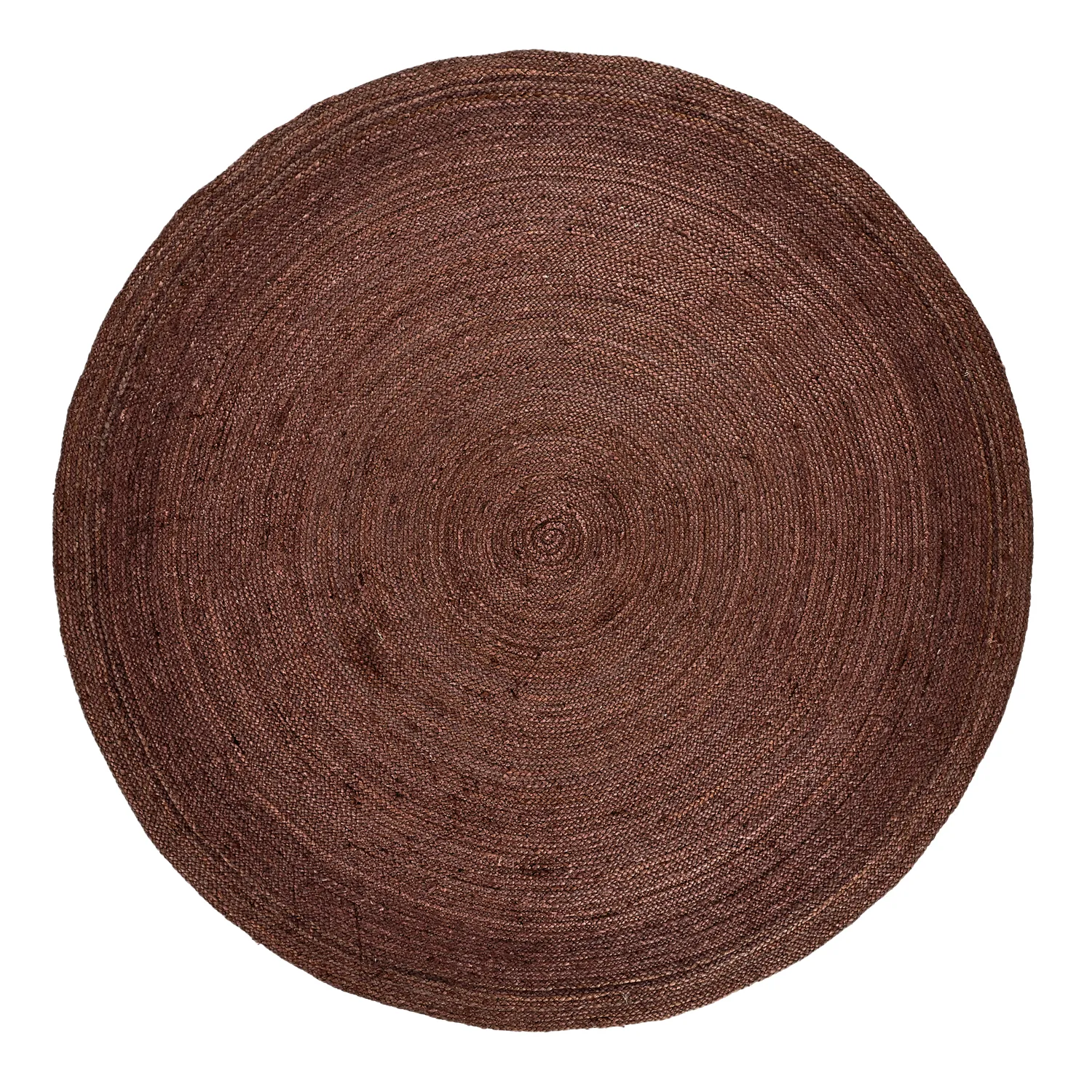 Tapis rond en jute - Amasia (café)