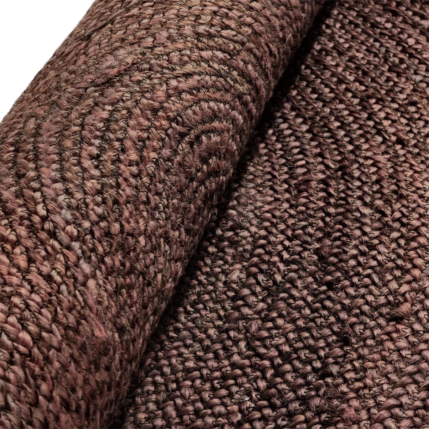 Tapis rond en jute - Amasia (café)