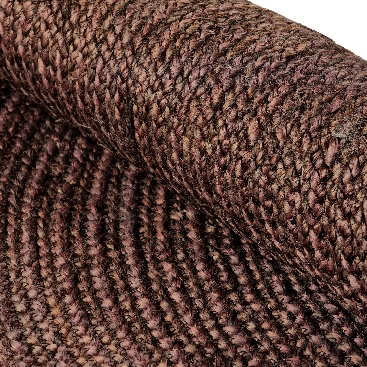 Tapis rond en jute - Amasia (café)