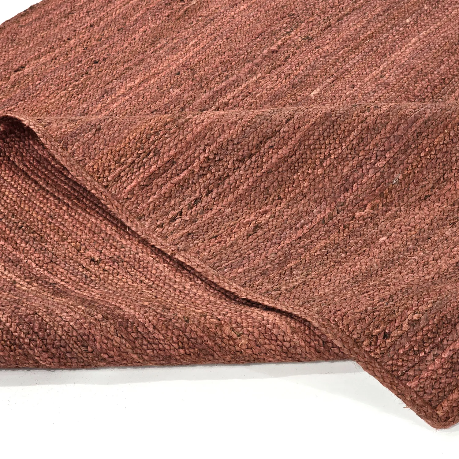 Tapis en jute - Amasia (châtaigne)