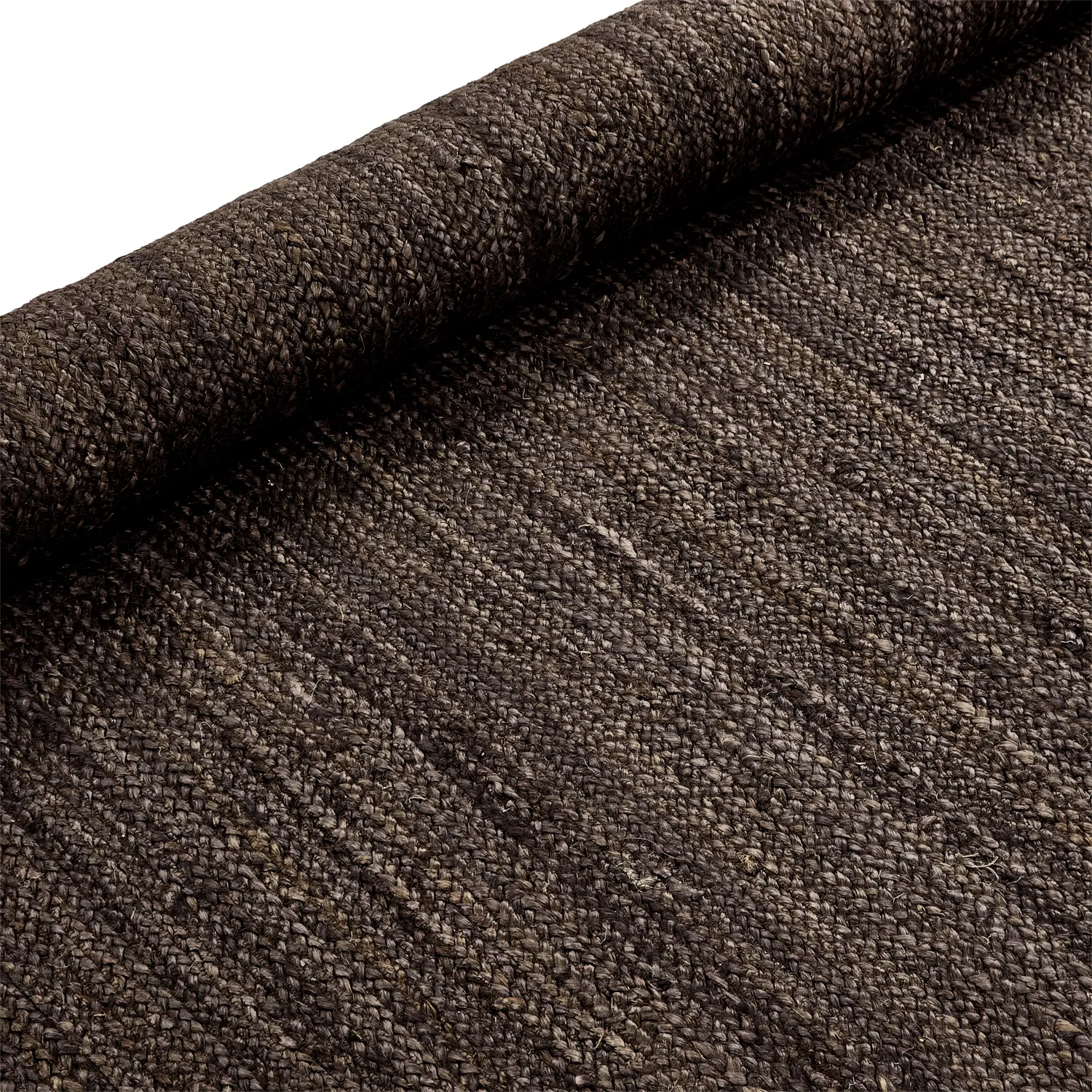 Tapis en jute - Amasia (gris foncé)