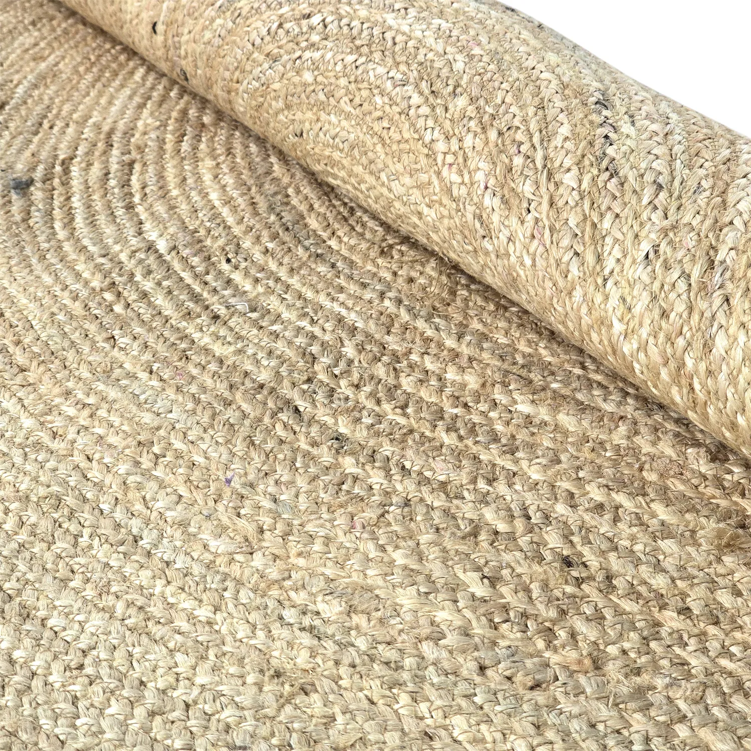 Tapis rond en jute - Amasia (naturel)