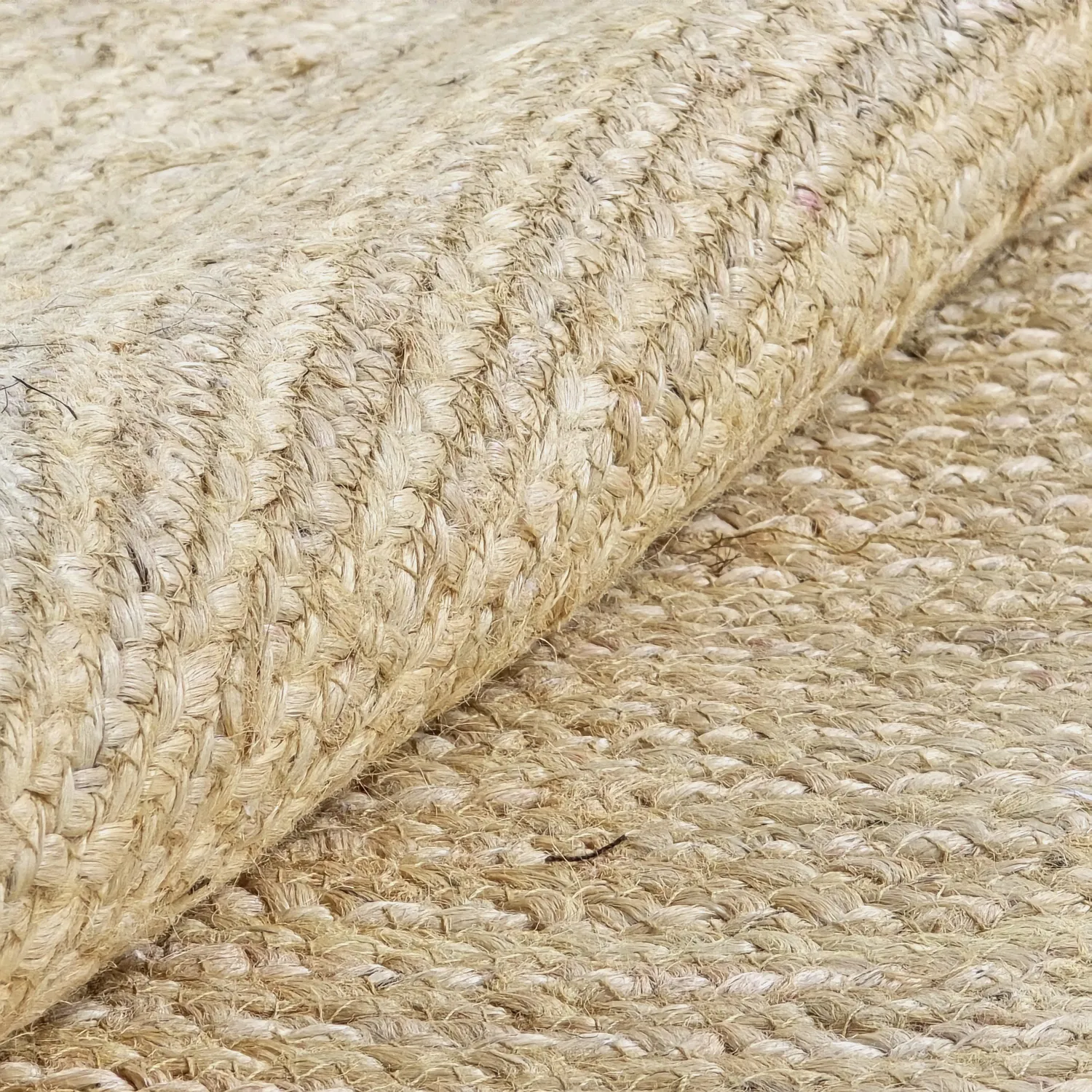 Tapis rond en jute - Amasia (naturel)