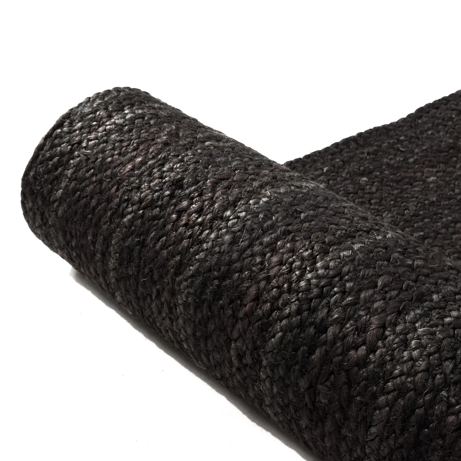 Tapis en jute - Amasia (noir)