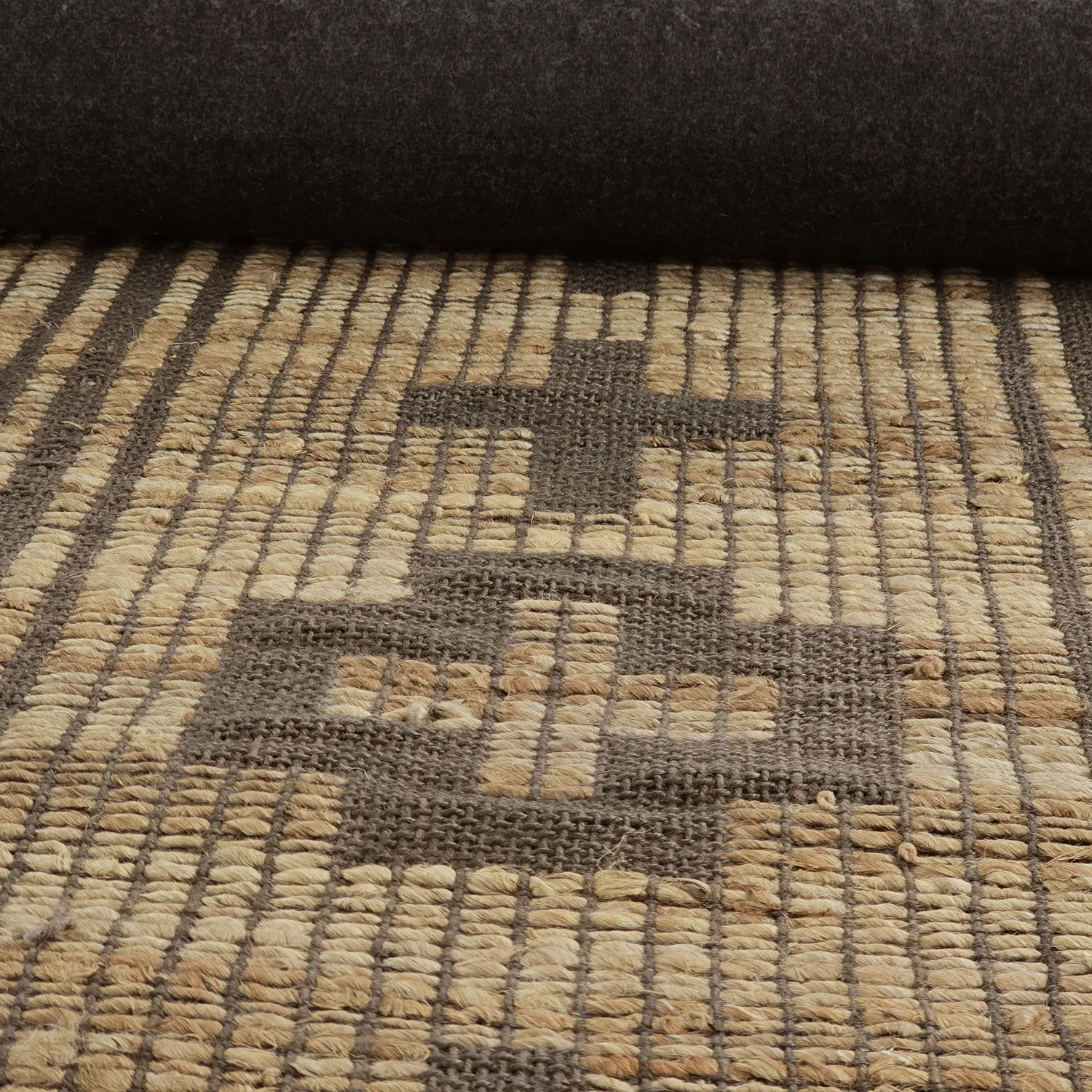 Tapis en jute - Daria (marron)
