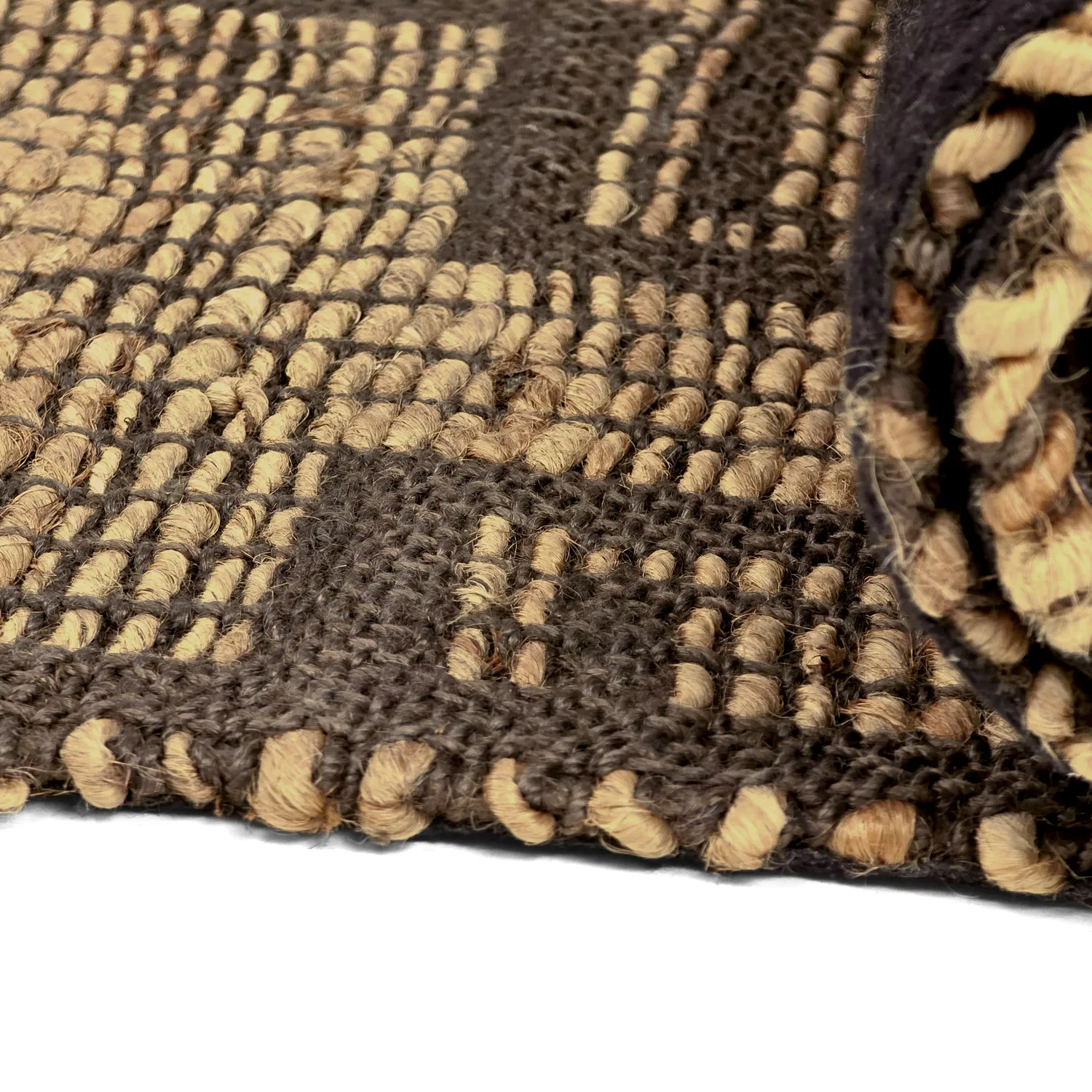 Tapis en jute - Kavita (marron)