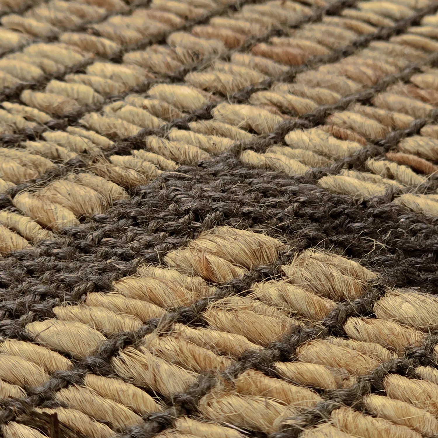 Tapis en jute - Kavita (marron)
