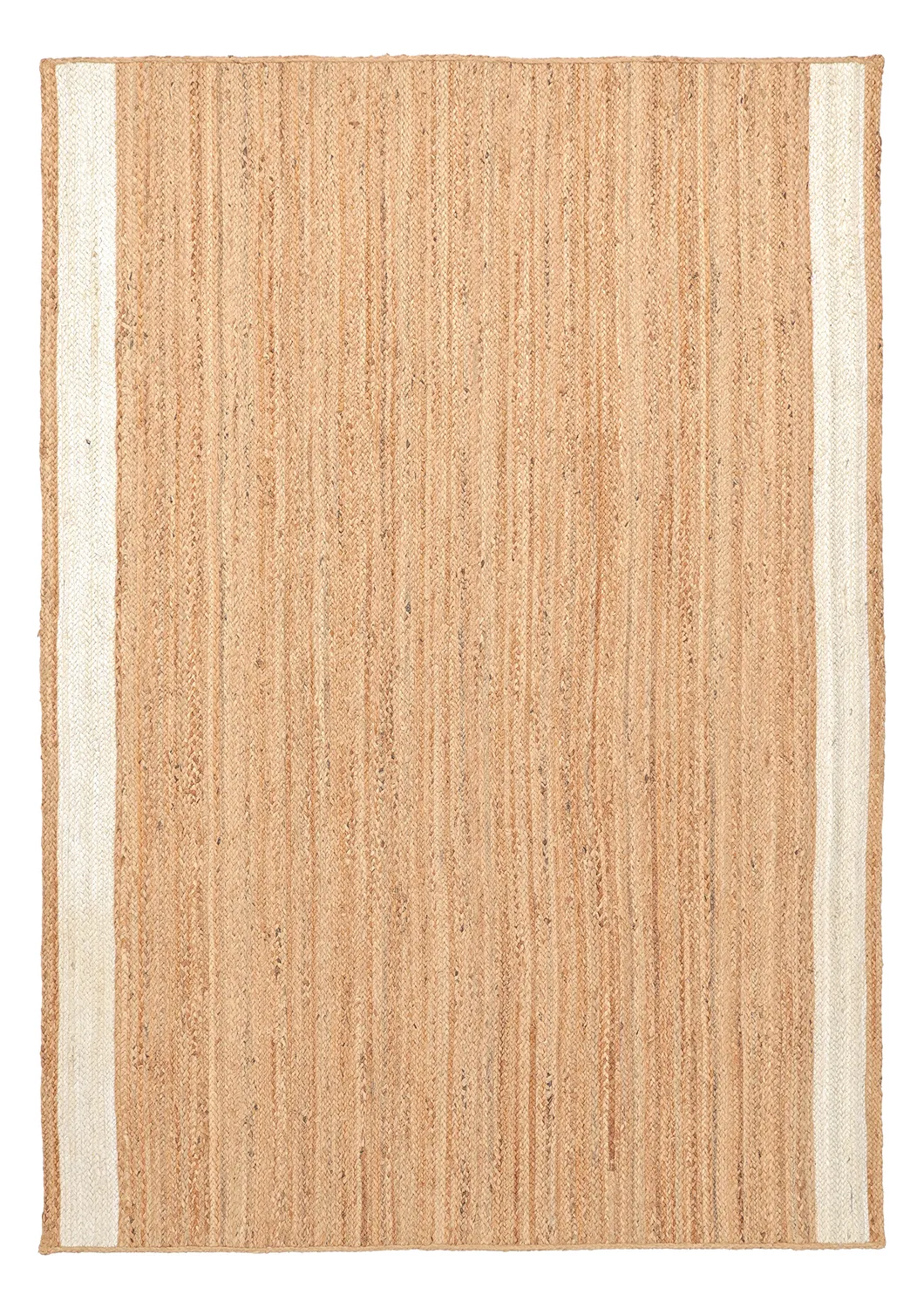 Tapis chanvre - Senaki (nature/blanc)