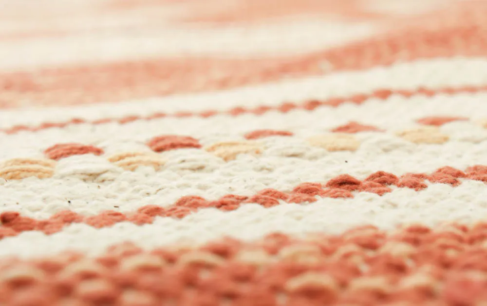 Tapis patchwork - Kajsa (beige)