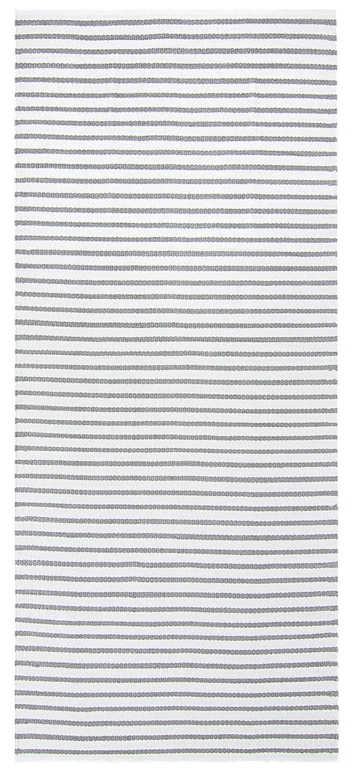 Tapis en plastique - Kensington (gris/blanc)