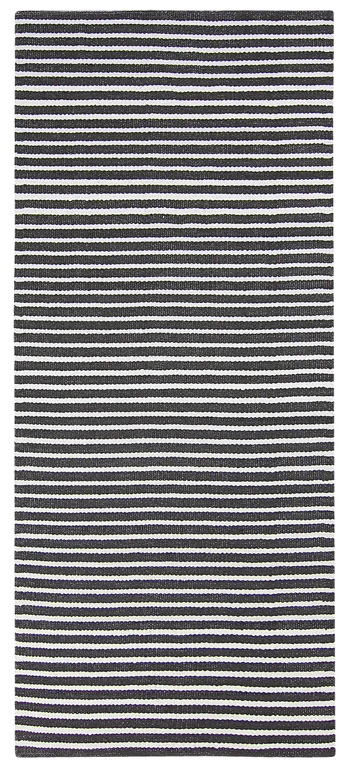Tapis en plastique - Kensington (noir/blanc)