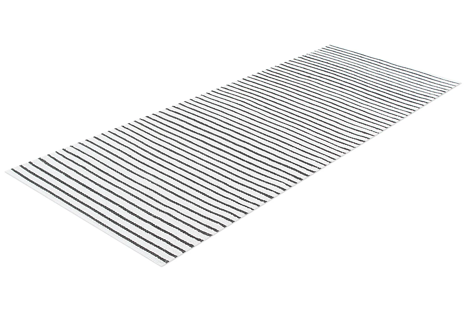 Tapis en plastique - Kensington (blanc/noir)
