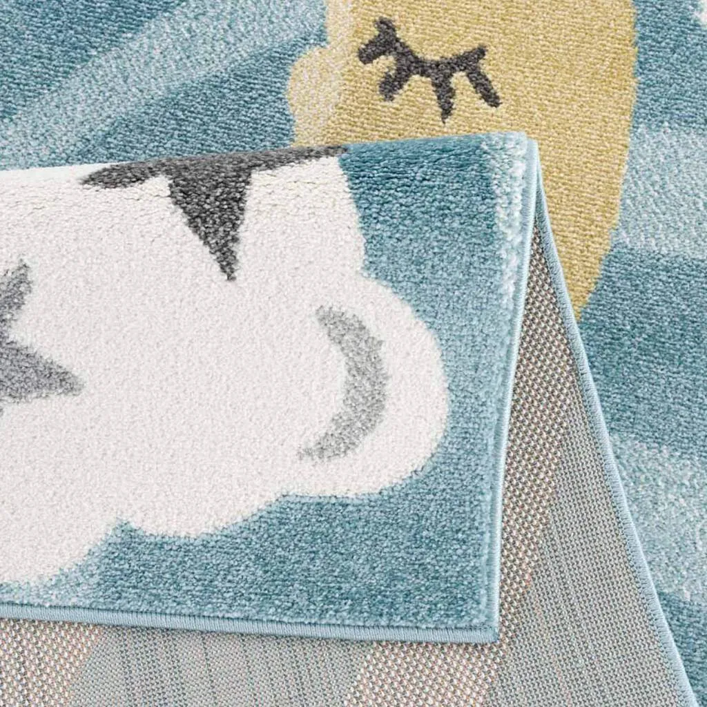 Tapis pour enfants - Night Clouds (multicolore)