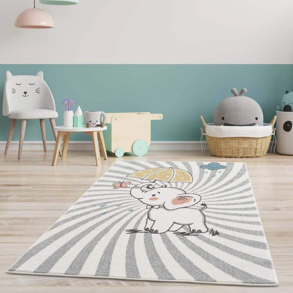 Tapis pour enfants - Elephant (multicolore)