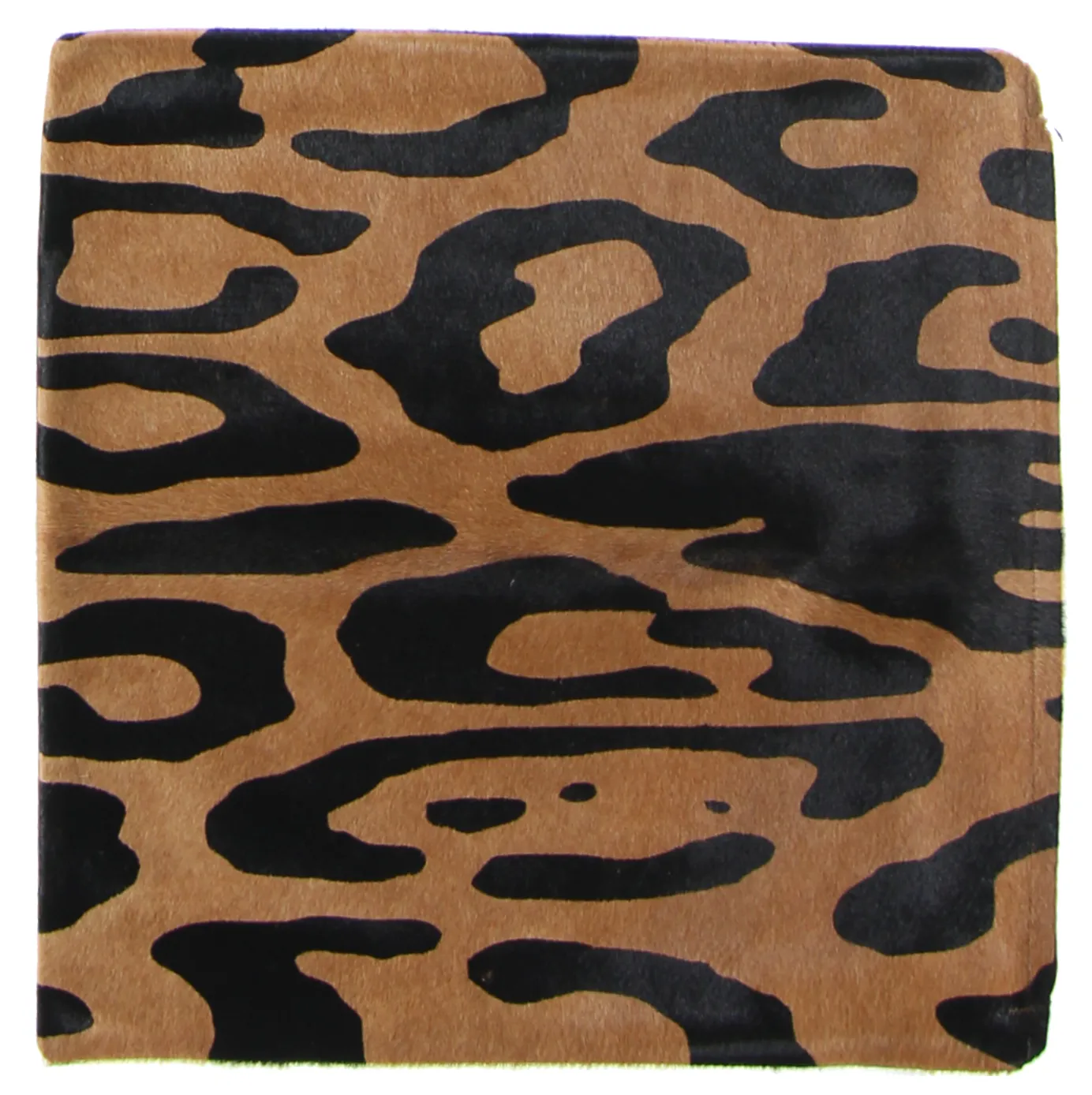 Housse de coussin en cuir bovin 45 x 45 cm