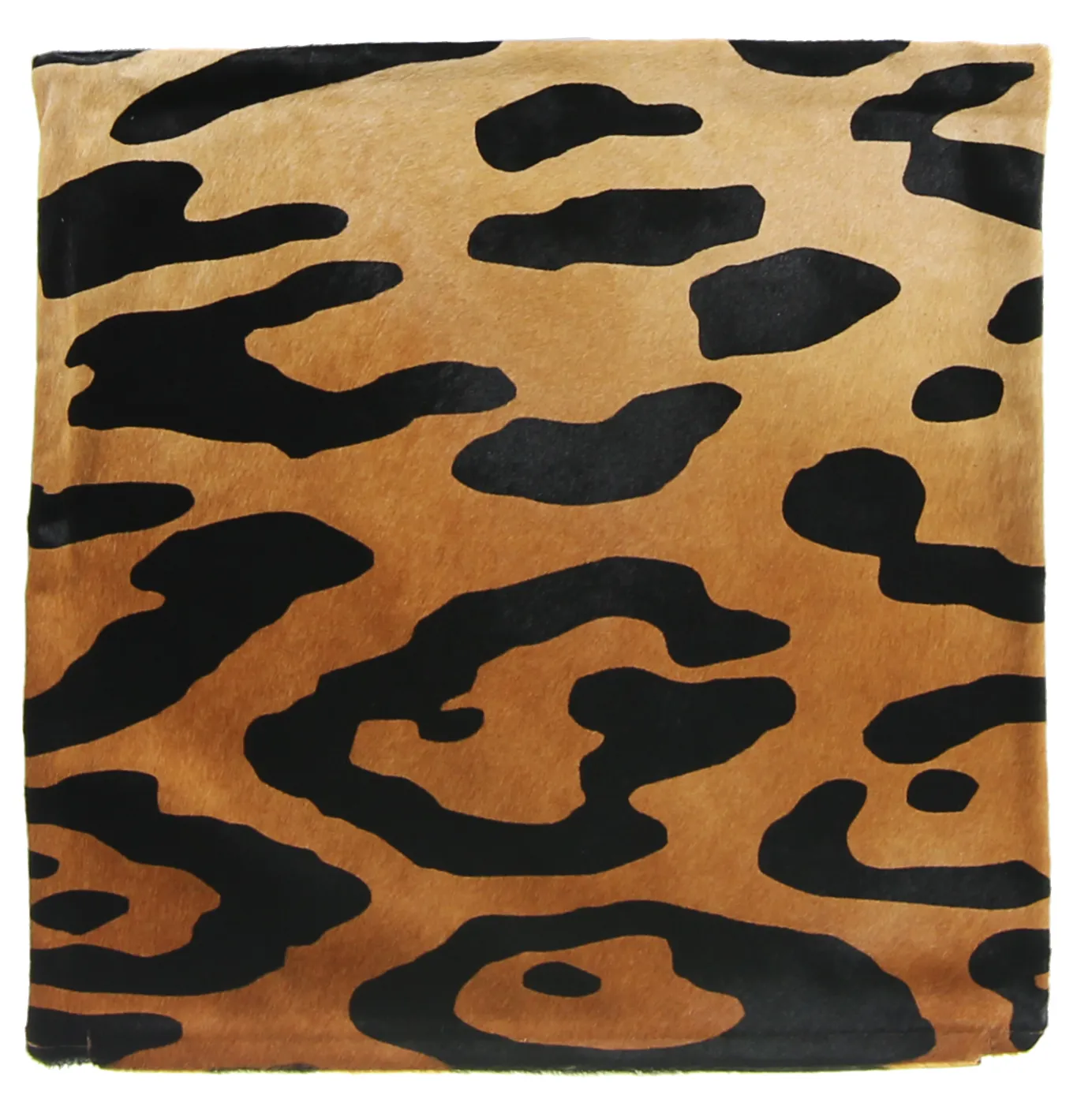Housse de coussin en cuir bovin 45 x 45 cm