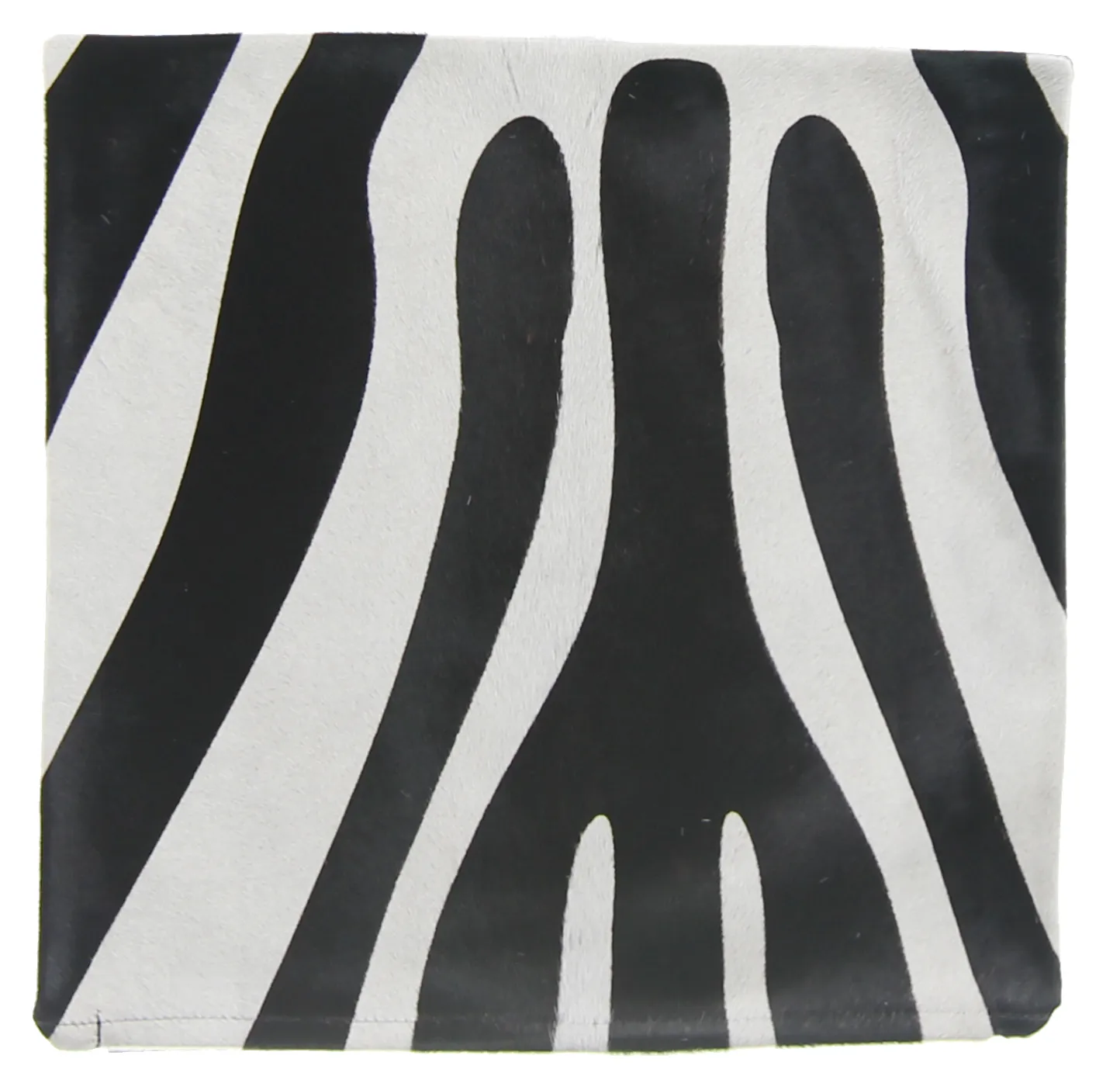 Housse de coussin en cuir bovin 45 x 45 cm
