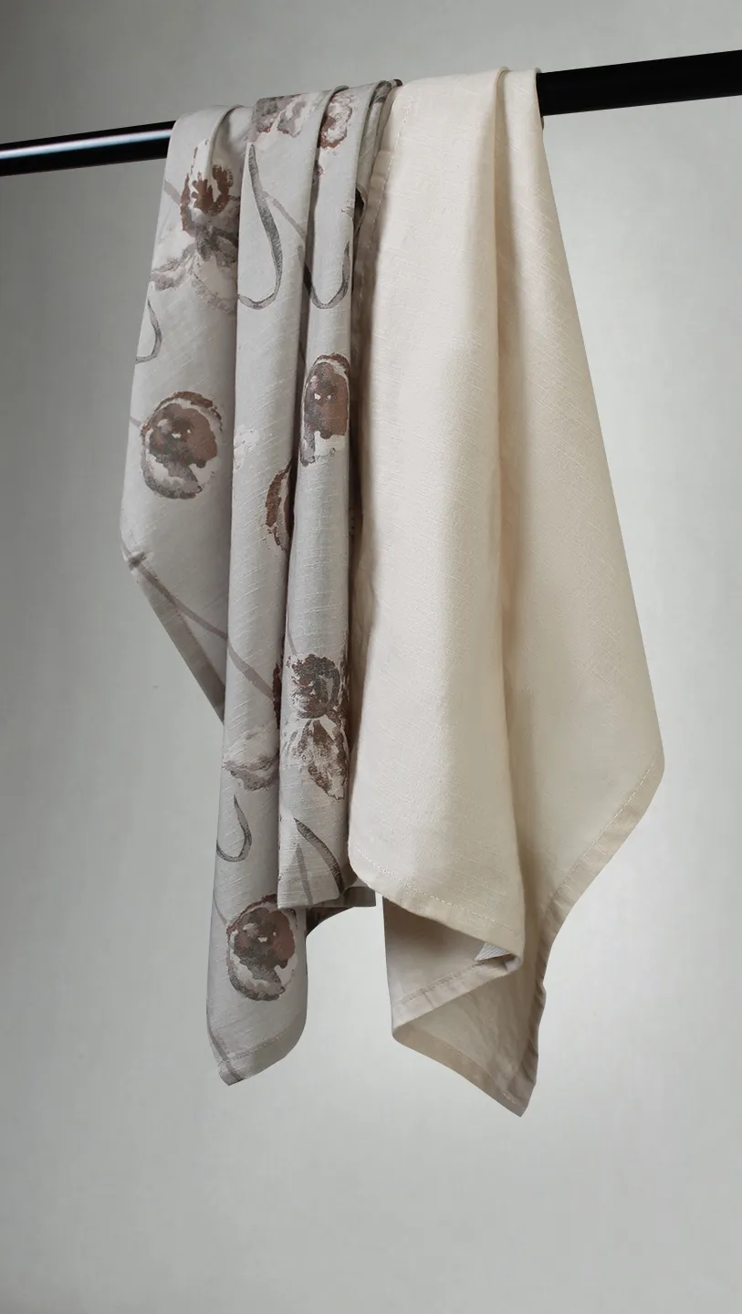 Torchon de cuisine 2 unités - Alegria (beige)