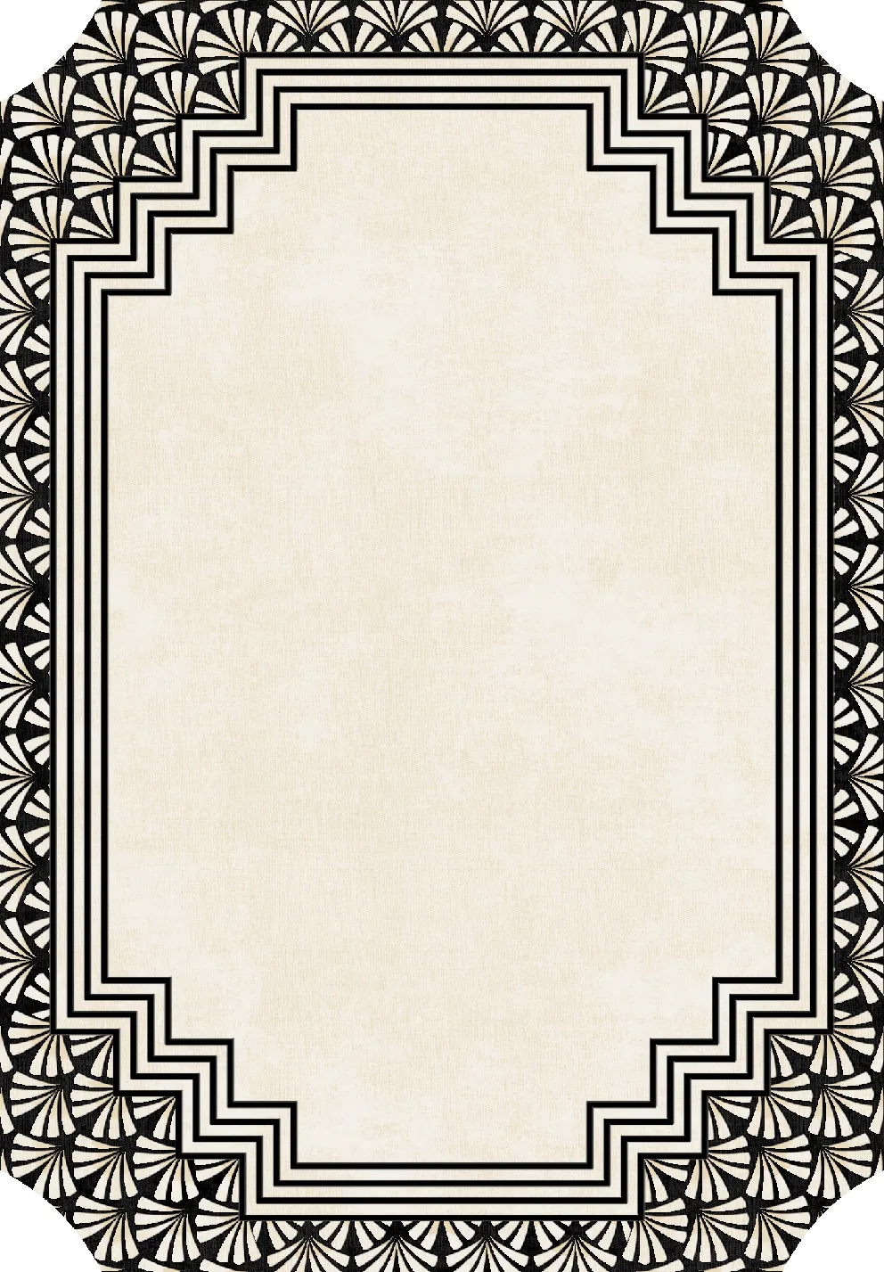 Tapis Wilton - Cleo (noir)