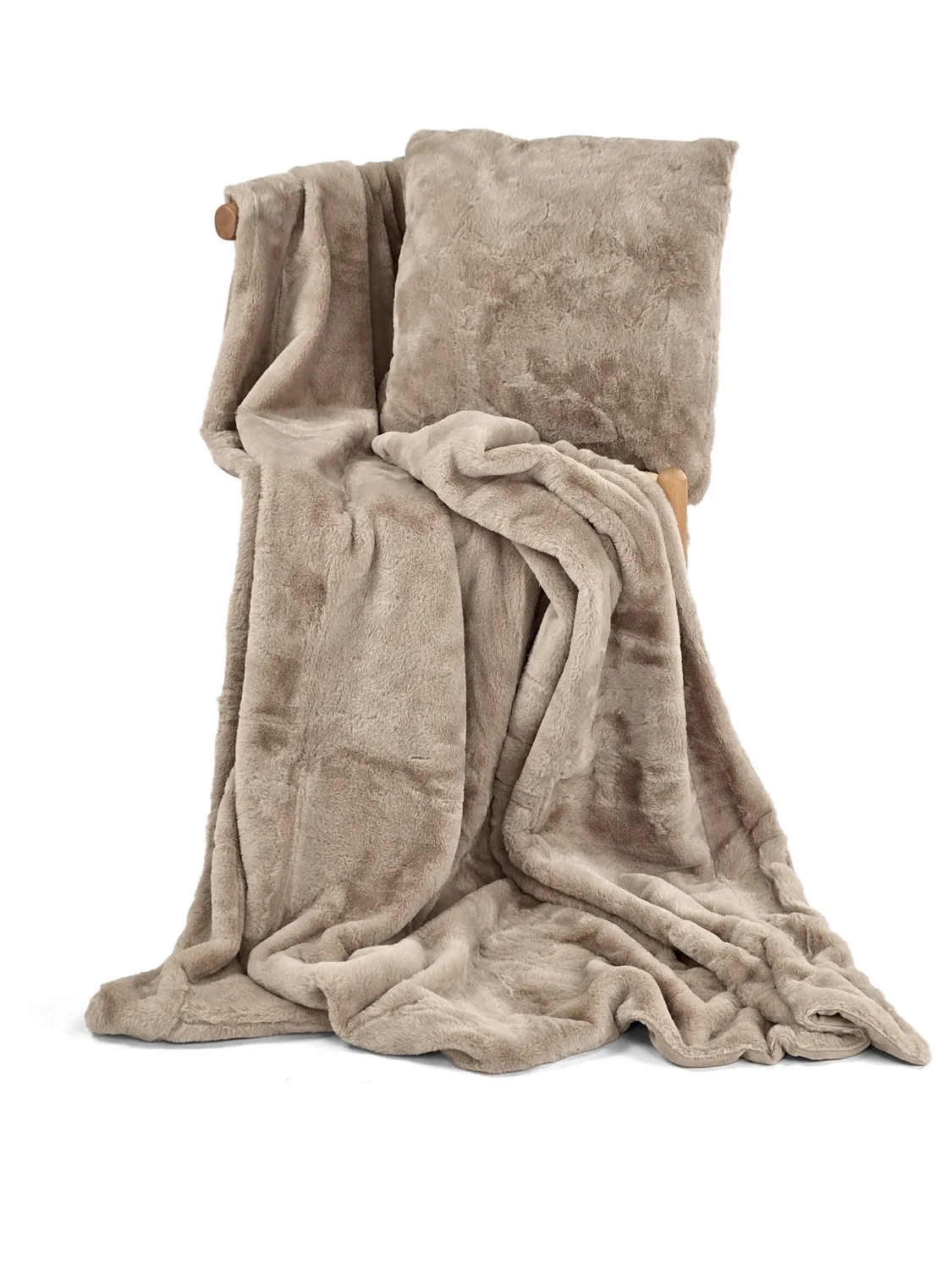 Housse de coussin - Aranga Super Soft (marron)
