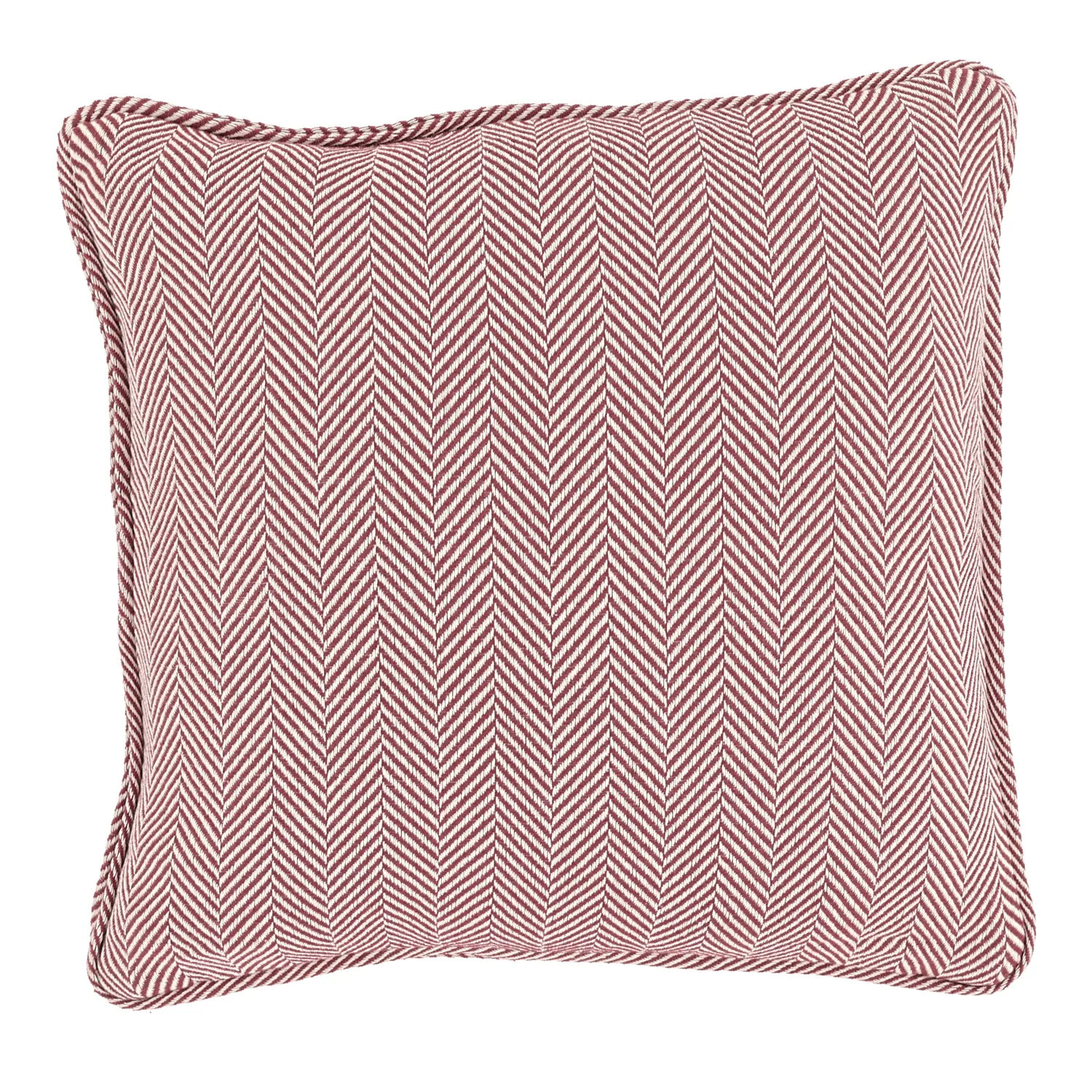 Housse de coussin - Denisa Fishbone (rouge/blanc)