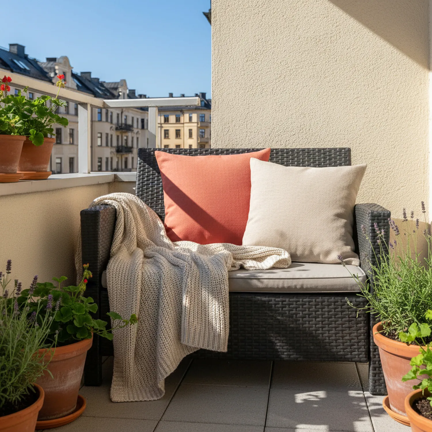 Housse de coussin - Luana (rouge)