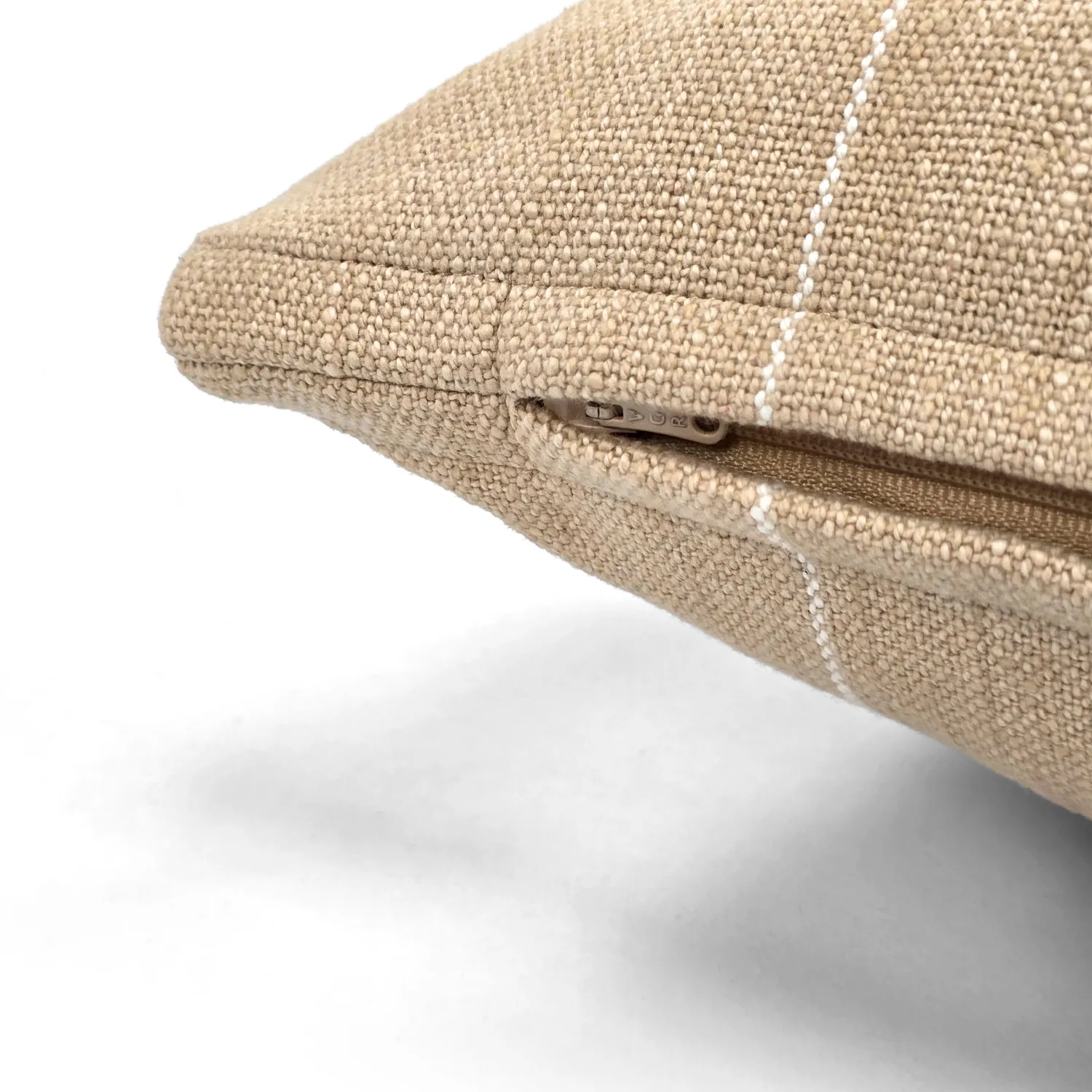 Housse de coussin - Martina Stripe (beige/blanc)