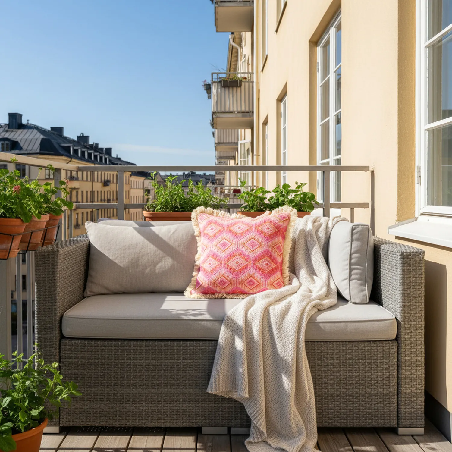 Housse de coussin - Peronne (multicolore)