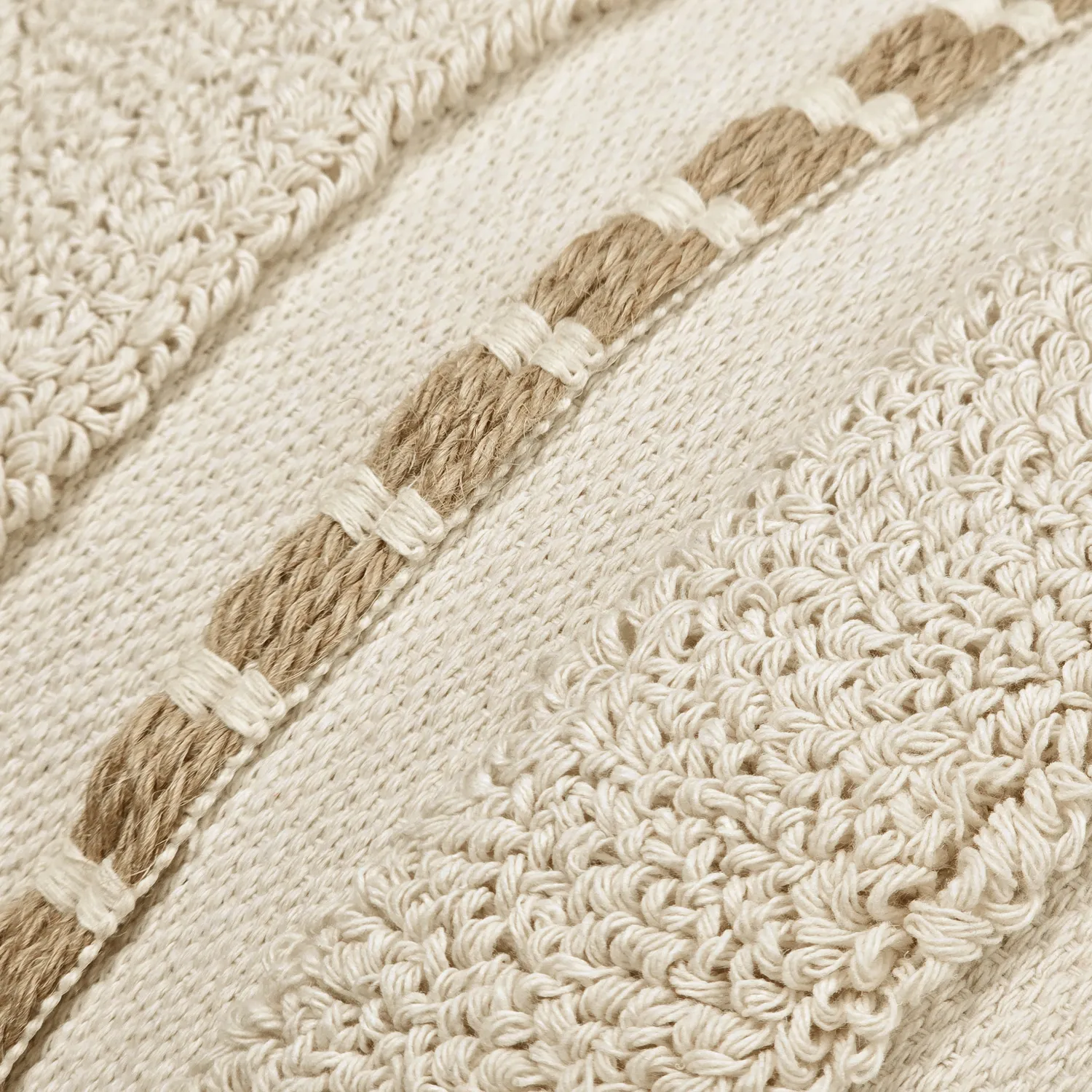 Housse de coussin - Pictou (blanc cassé)