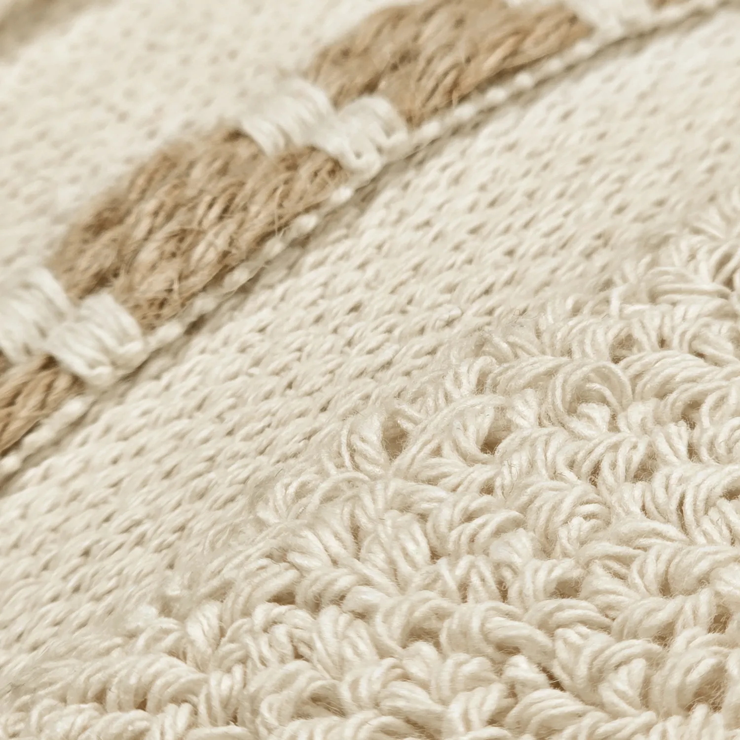 Housse de coussin - Pictou (blanc cassé)