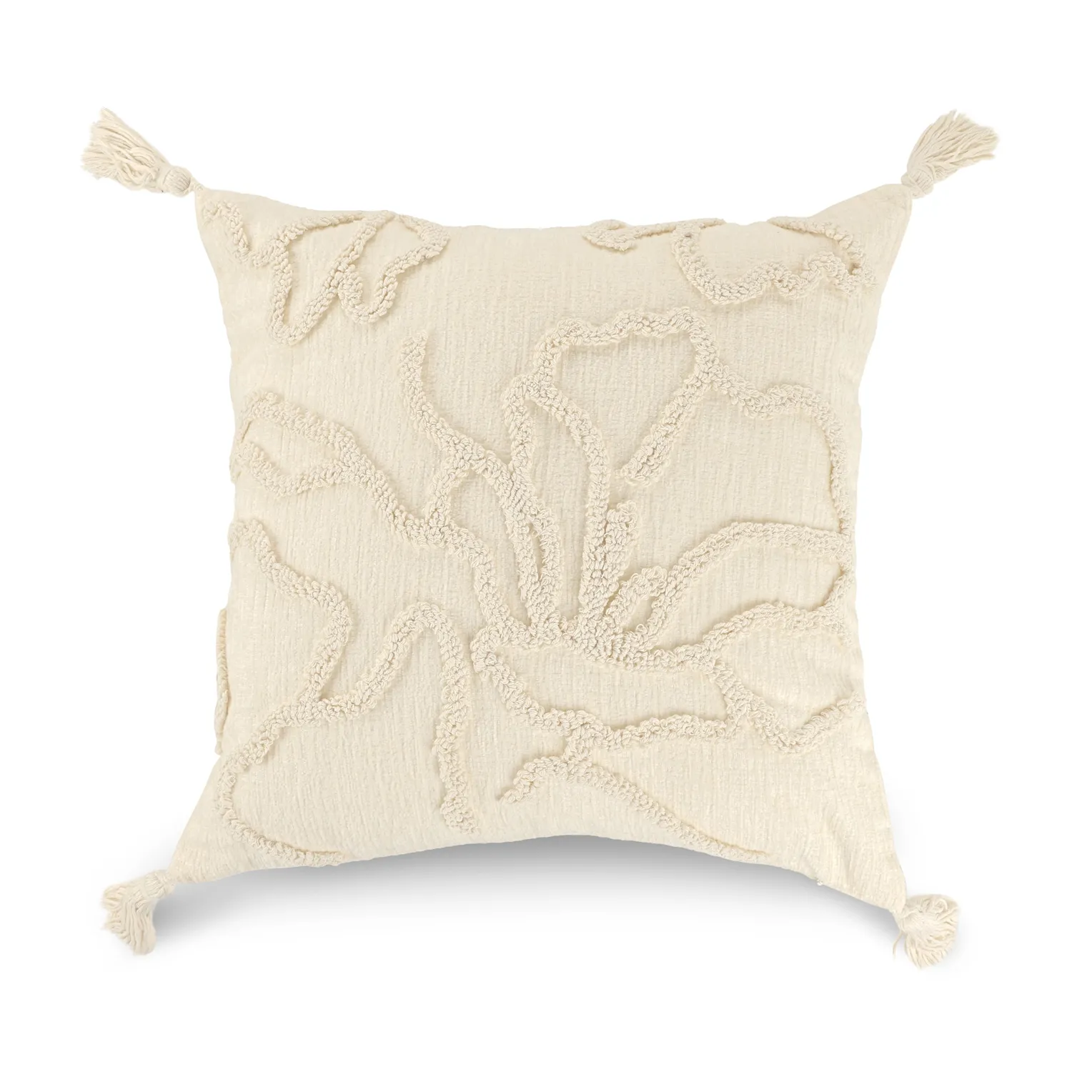 Housse de coussin - Roslyn (blanc cassé)