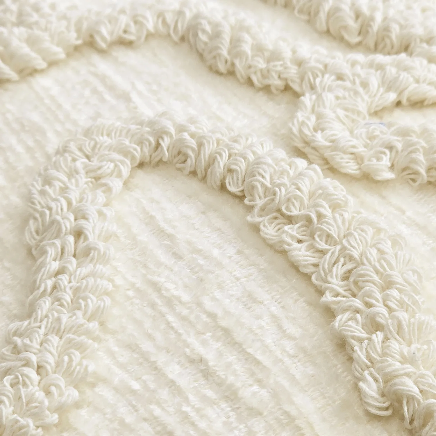 Housse de coussin - Roslyn (blanc cassé)