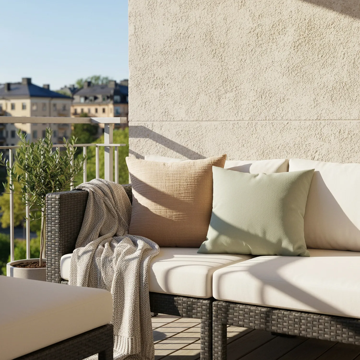 Housse de coussin - Vanja (gris)