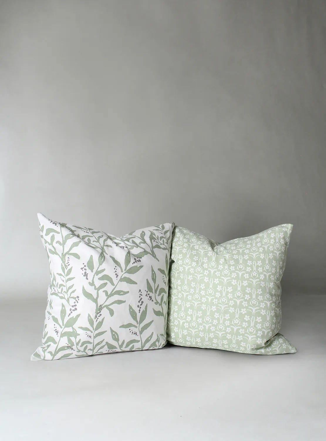 Housse de coussin lot de 2 - Ella (vert)