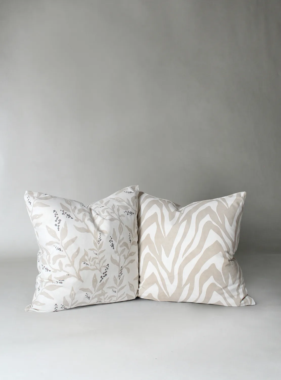 Housse de coussin lot de 2 - Laura (beige)