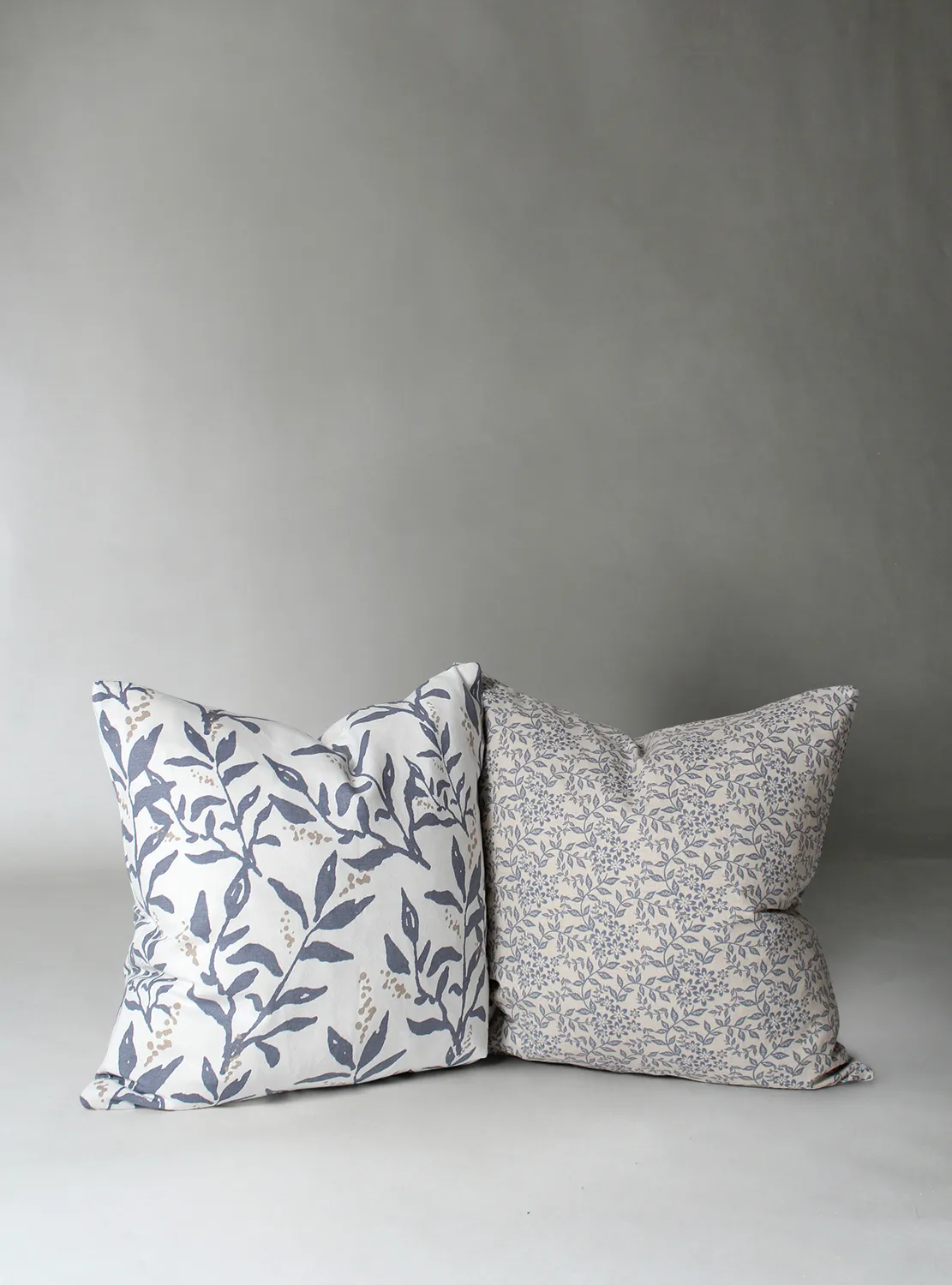 Housse de coussin lot de 2 - Lilja (bleu)