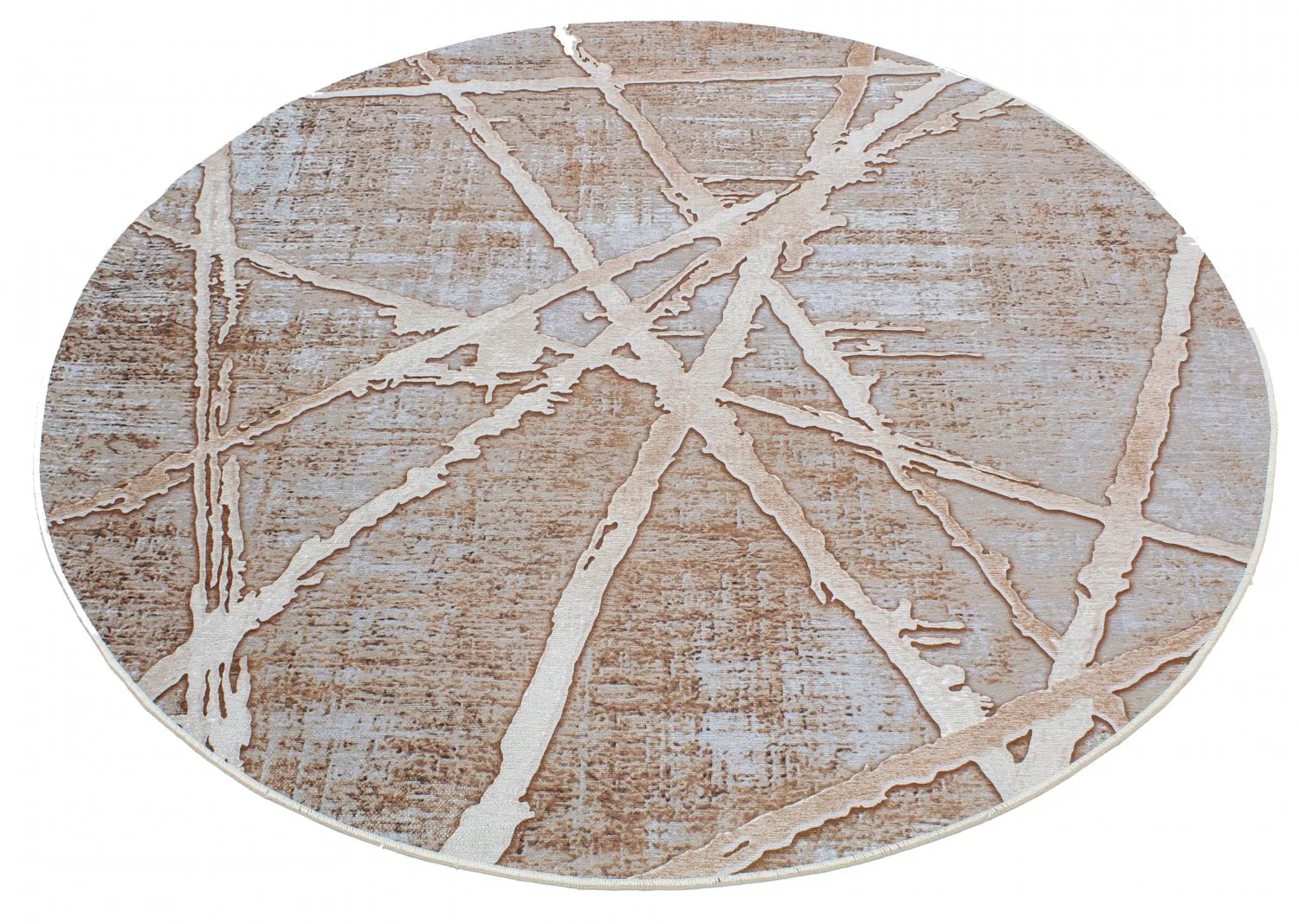 Tapis rond - Lagos (beige)