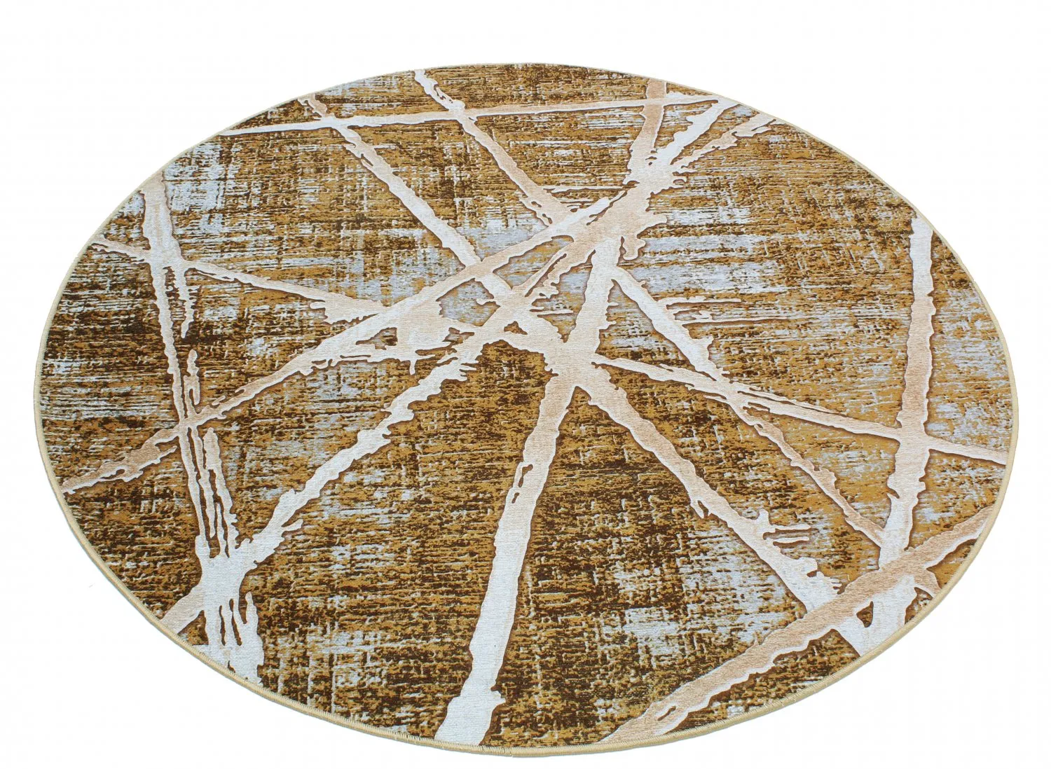 Tapis rond - Lagos (marron)