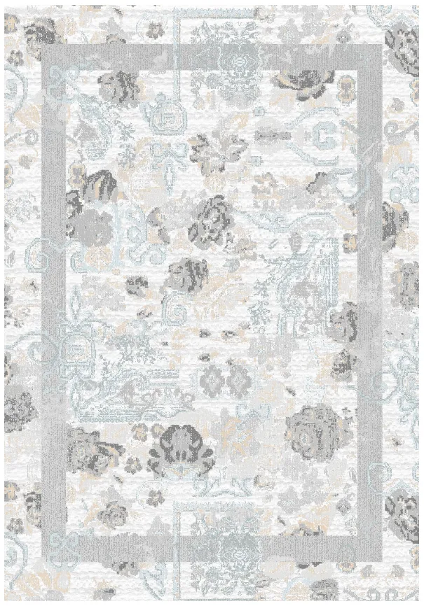 Tapis Wilton - Lefkada (blanc/multicolore)