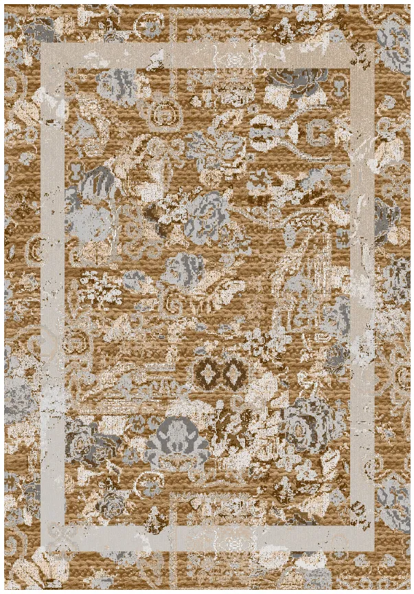 Tapis Wilton - Lefkada (marron/multicolore)